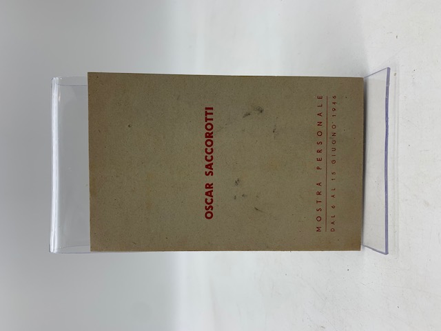 Oscar Saccorotti. Mostra personale dal 6 al 15 giugno 1946 (pieghevole)